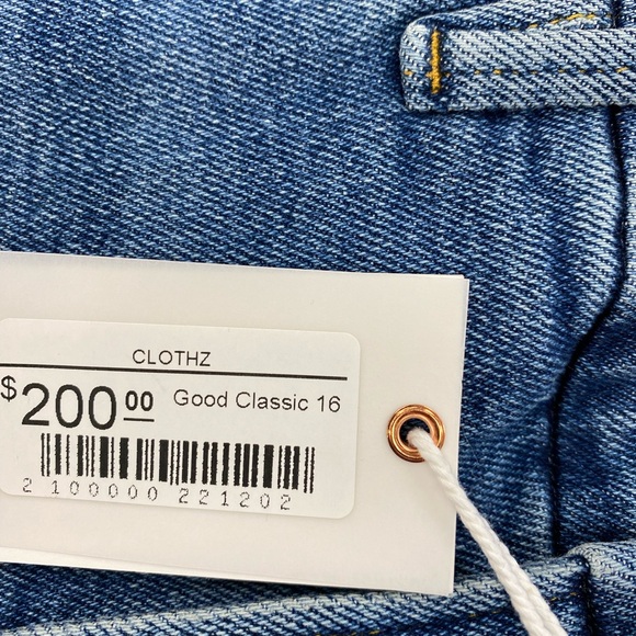 Good American, Good Classic Straight Leg Denim, BNWT - Picture 6 of 6